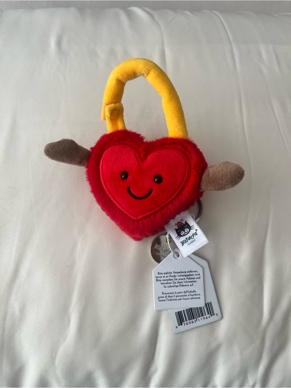 Brand new Amuseables Val & Tina Love Locks Jellycat- NOT A SET ONLY HAS ONE